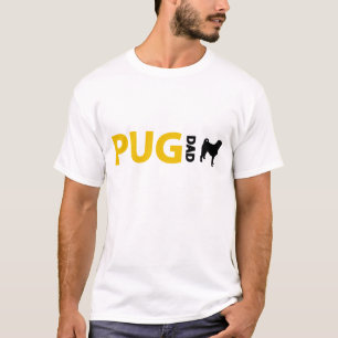 Camiseta Pai do Pug