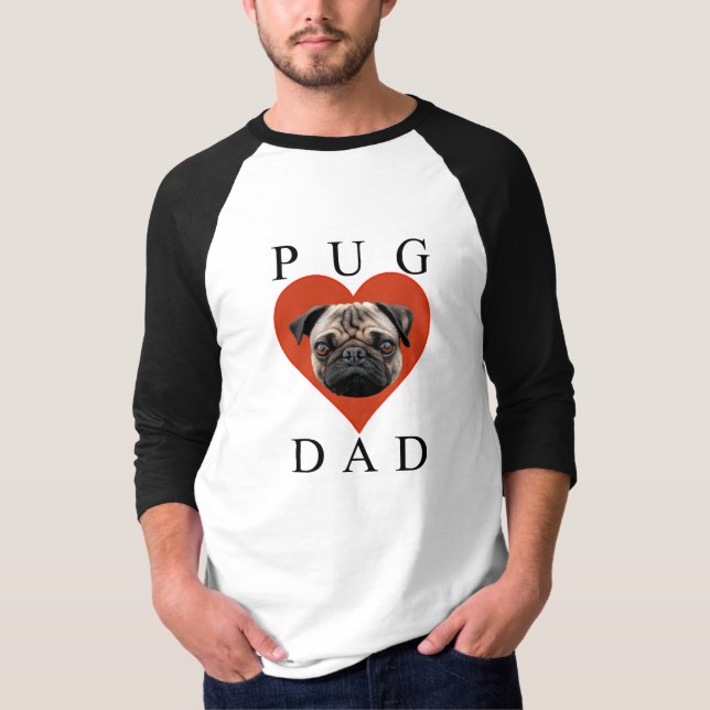 Camiseta Pai do Pug (Frente)