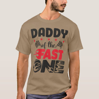Camiseta Pai do Rapaz do primeiro aniversario Pai de Corrid