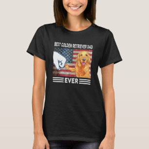 Camiseta Pai do Retriever Dourado Mais Engraçado de Todos o