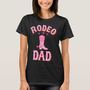 Camiseta Pai do Rodeio 1º Primeiro Aniversário Cowgirl Rode