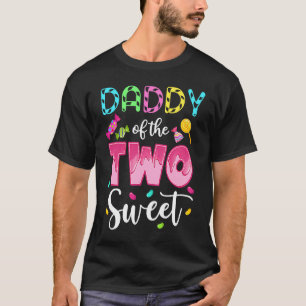 Camiseta Pai do segundo aniversário C das Duas Garotas Doci