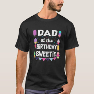 Camiseta Pai Do Sorvete De Aniversário