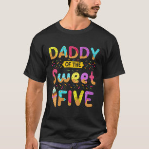 Camiseta Pai Do Sorvete Doce De Cinco 5