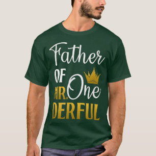 Camiseta Pai Do Sr. OneGreat primeiro aniversario Dia de os