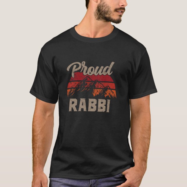 Camiseta Pai do Super Herói do Rabino Engraçado (Frente)