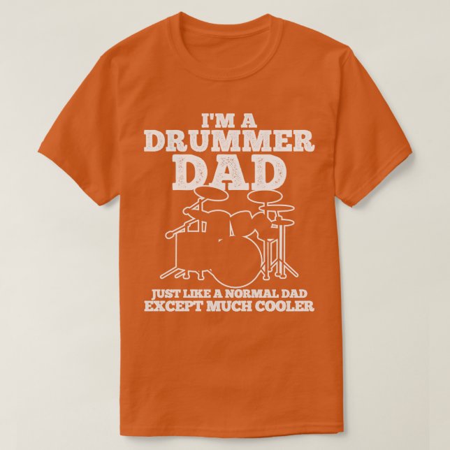 Camiseta Pai do tambor (Frente do Design)