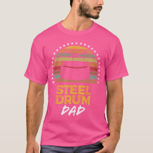 Camiseta Pai do tambor de aço - Gráfico de Banda do tambor