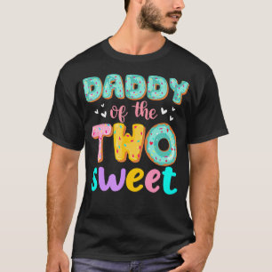 Camiseta Pai Do Tema Da Família Aniversário Da Rosquinha Do