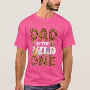 Camiseta Pai Do Tema Safari Jung Do Jardim Zoológico Selvag