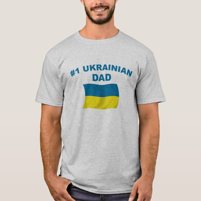 Camiseta Pai do ucraniano #1 (Frente)