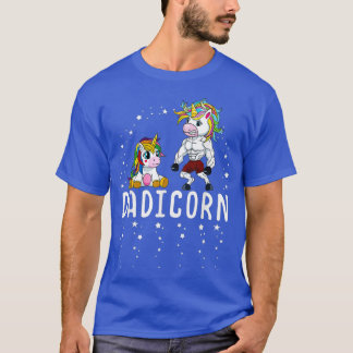 Camiseta Pai Do Unicórnio Mens Dadicorn E Dia de os pais De