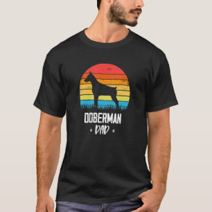 Camiseta Pai Doberman Moderno Retrô Vintage