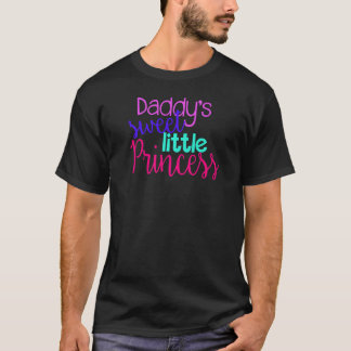 Camiseta Pai Doce Princesa Menina Filha Pai Bonita