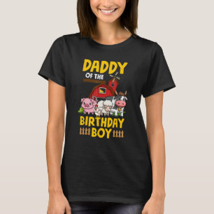 Camiseta Pai Dos Animais Da Fazenda De Aniversário Barnyard