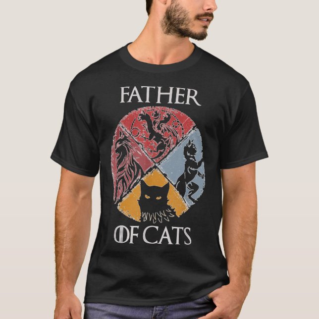 Camiseta Pai Dos Gatos (Frente)