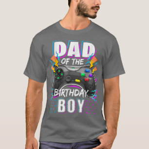 Camiseta Pai dos Homens do Aniversário que Combina com o Jo