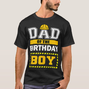 Camiseta Pai Dos Homens Do Trabalhador De Construção De Men