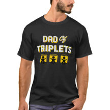 Pai dos tripletes - design de paternidade orgulhos