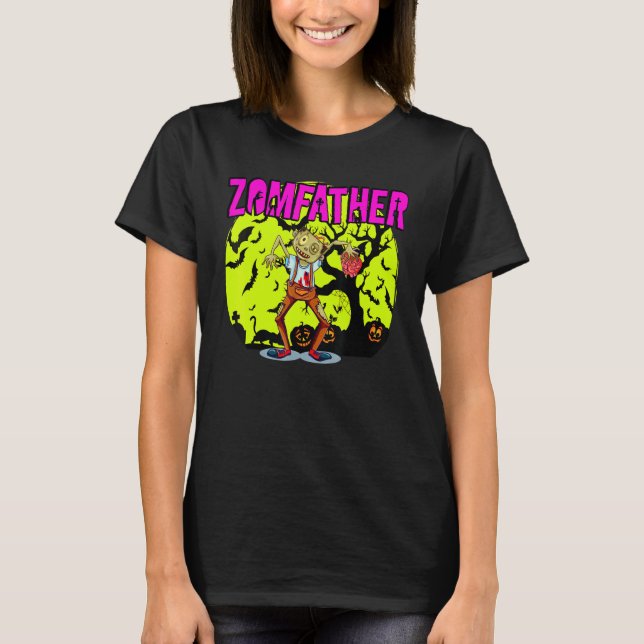 Camiseta Pai dos Zumbis  Zumbi (Frente)
