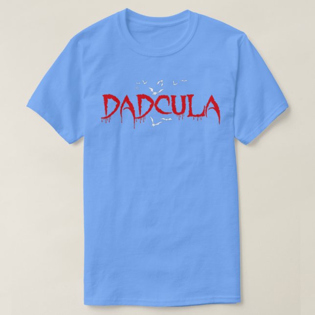 Camiseta Pai Drácula Monstro Fácil Pai de Halloween G (Frente do Design)
