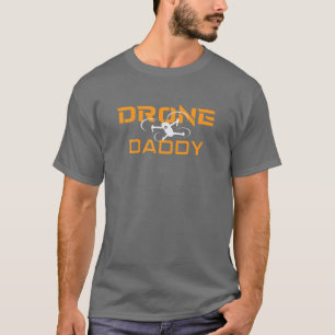 Camiseta Pai DRONE FPV Entusiasta Pai Velocidade Quad Padre