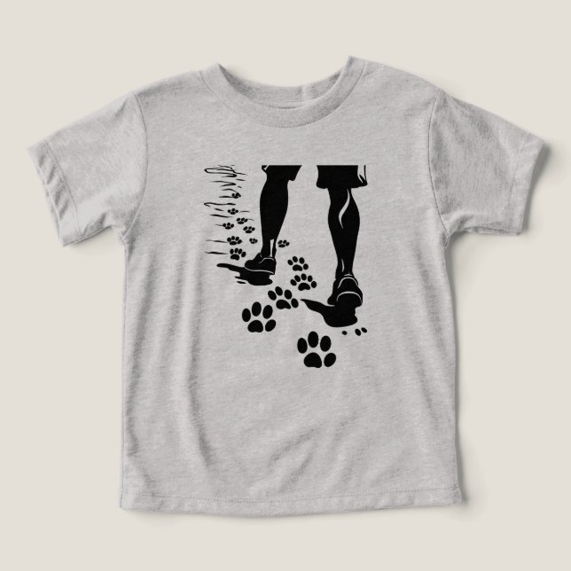 Camiseta pai e cachorro (Design frontal)