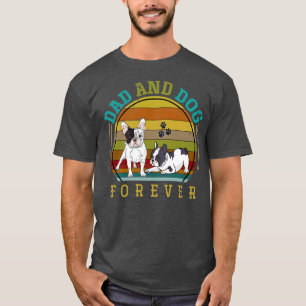 Camiseta Pai E Cachorro Para O Cachorro Francês