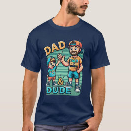 Camiseta Pai e Cara Correspondendo Bonito Pai e Filho