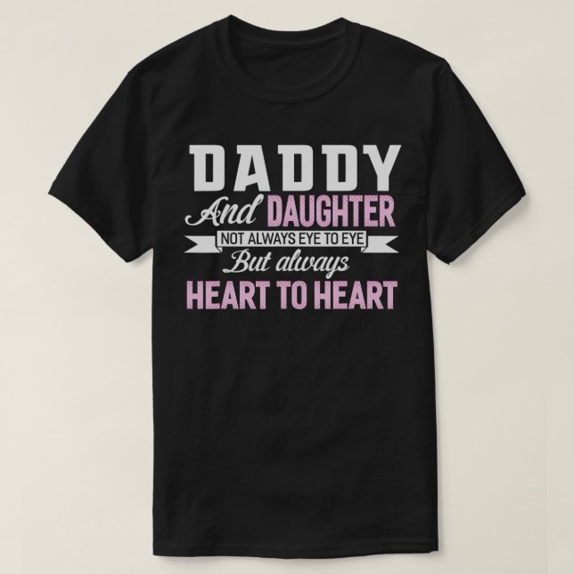 Camiseta Pai E Coração Filha 365 (Frente do Design)
