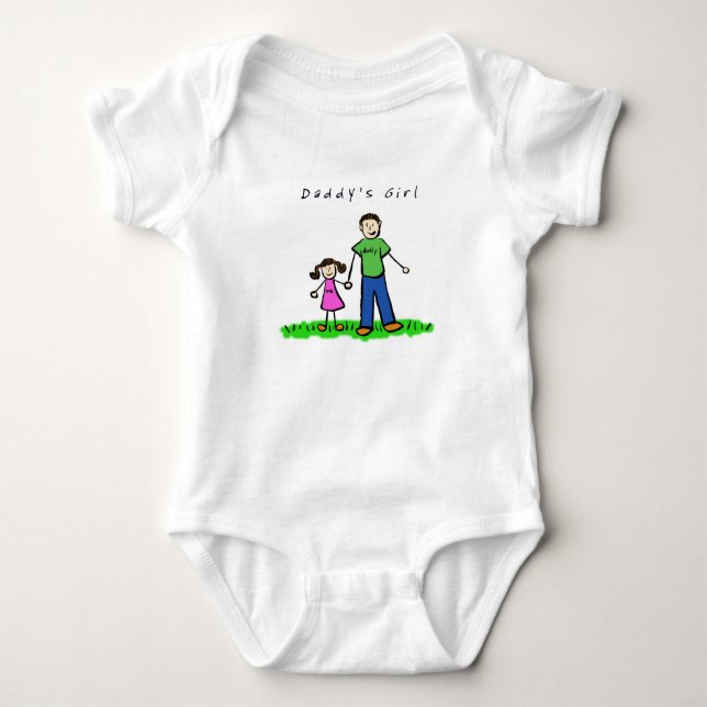 Camiseta Pai e eu (Brunette com título) (Frente)