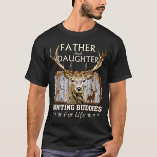 Camiseta Pai e Filha caçando amigos para o presente da vida