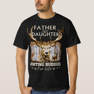 Camiseta Pai e Filha caçando amigos para o presente da vida