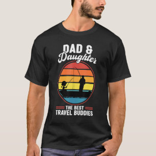 Camiseta pai e filha melhores companheiros de viagem pai pe