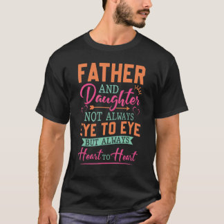 Camiseta Pai E Filha Nem Sempre Olham, Mas Sempre