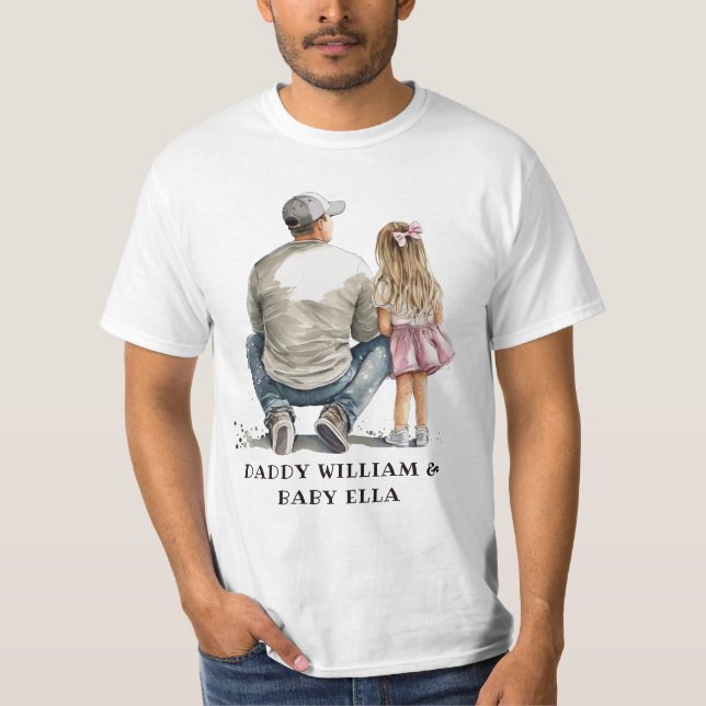 Camiseta Pai e Filha Personalizados (5) (Frente)