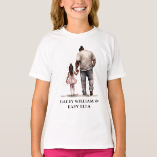 Camiseta Pai e Filha Pretos Personalizados (3)