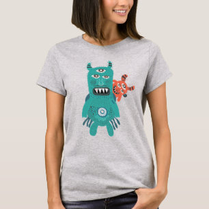 Camiseta Pai e Filho do Monstro