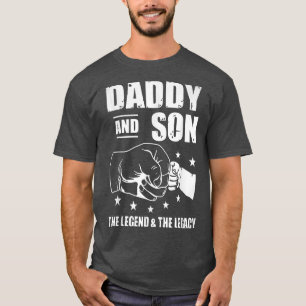 Camiseta Pai E Filho Legenda E Legado Melhor Para Homens 