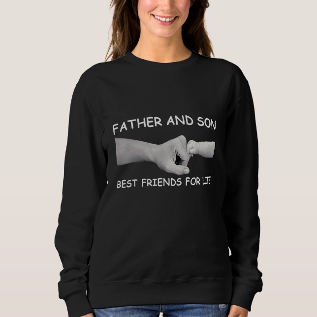 Camiseta Pai E Filho Melhores Amigos Para A Vida (Frente)