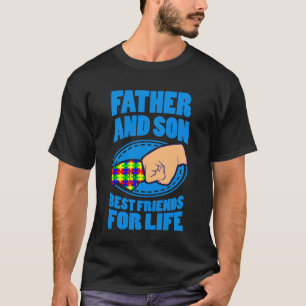 Camiseta Pai e Filho Melhores Amigos para a Vida Puzzle Aut