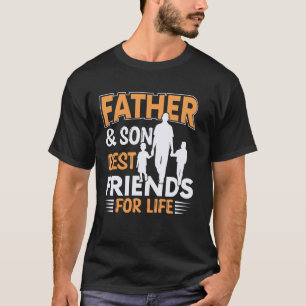 Camiseta Pai e Filho Melhores Amigos Para Sempre no Dia dos