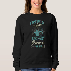 Camiseta Pai e Filho Parceiros de Arco e Flecha para a Vida