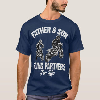 Camiseta Pai e Filho Parceiros para Viver
