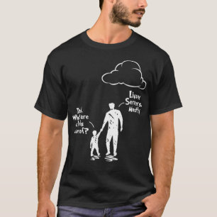 Camiseta Pai E Filho Que São Nuvens Feitas De Lâmpadas