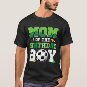Camiseta Pai e Mãe do Menino de Aniversário Futebol Anivers
