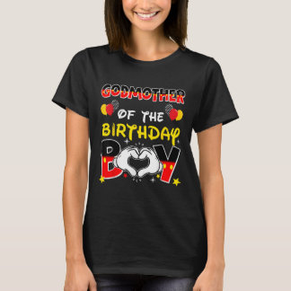 Camiseta Pai E Mãe-Mãe Da Família Birthday Boy P