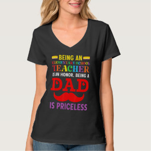 Camiseta Pai É Princeles Sendo Professora Do Ensino Fundame
