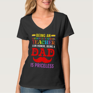 Camiseta Pai é principes sendo professor do ensino fundamen