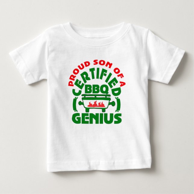 Camiseta Pai é um gênio do churrasco  (Frente)